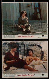 6s039 AND JUSTICE FOR ALL 8 8x10 mini LCs '79 directed by Norman Jewison, Al Pacino is out of order
