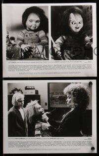 6s499 CHILD'S PLAY 2 8 8x10 stills '90 great kooky horror images of Chucky & Alex Vincent!