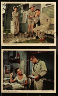 6s021 DON'T GO NEAR THE WATER 10 color 8x10 stills '57 Glenn Ford, Gabor, Holliman, Anne Francis!