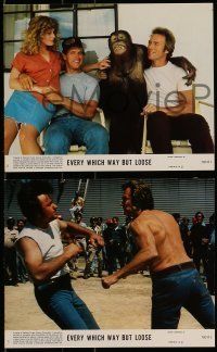 6s201 EVERY WHICH WAY BUT LOOSE 4 8x10 mini LCs '78 Eastwood & Clyde by Panavision camera!