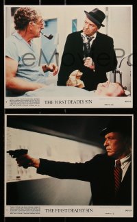 6s182 FIRST DEADLY SIN 5 8x10 mini LCs '80 Frank Sinatra's final role, Faye Dunaway, James Whitmore!