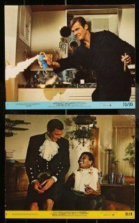 6s007 JAMES BOND 14 8x10 mini LCs '70-77 great scenes w/ Roger Moore & one with George Lazenby!