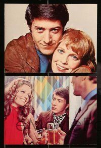 6s078 JOHN & MARY 8 color 7.5x10 stills '69 Dustin Hoffman, Mia Farrow, directed by Peter Yates!