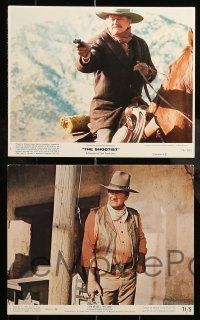 6s006 JOHN WAYNE 16 8x10 mini LCs '60s-70s the star from a variety of cowboy western roles!
