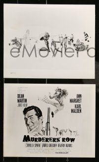 6s470 MURDERERS' ROW 9 8x10 stills '66 spy Dean Martin, sexy Ann-Margret, Karl Malden!