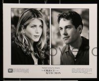 6s595 OBJECT OF MY AFFECTION 7 8x10 stills '98 romantic images of Jennifer Aniston & Paul Rudd!