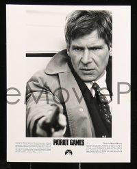 6s541 PATRIOT GAMES 8 8x10 stills '92 Harrison Ford is Jack Ryan, from Tom Clancy novel!