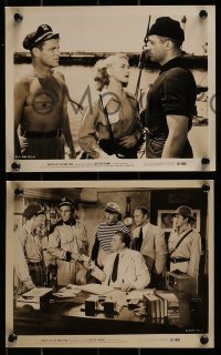 6s877 PIRATES OF THE HIGH SEAS 3 8x10 stills '50 Buster Crabbe serial, from 3 different chapters!