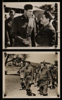6s878 PRIVATE BUCKAROO 3 8x10 stills '42 Dick Foran, Shemp Howard, WWII comedy!