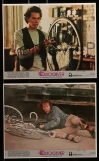6s095 QUICKSILVER 8 8x10 mini LCs '86 bike messenger Kevin Bacon, Laurence Fishburne, cycling!