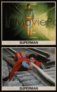 6s210 SUPERMAN 4 8x10 mini LCs '78 Christopher Reeve, Margot Kidder, Glenn Ford, Thaxter!