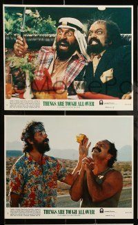 6s112 THINGS ARE TOUGH ALL OVER 8 8x10 mini LCs '82 Cheech & Chong take a trip to Las Vegas, drugs!