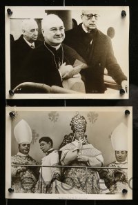 6s394 HOLY YEAR AT THE VATICAN 12 from 6.75x9 to 7.5x10 stills '50 Pope documentary, religious!
