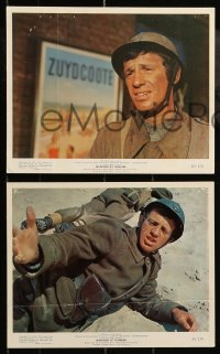 6s014 WEEKEND AT DUNKIRK 12 color 8x10 stills '65 Jean-Paul Belmondo, Catherine Spaak, World War II