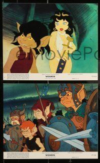 6s118 WIZARDS 8 8x10 mini LCs '77 Ralph Bakshi directed animation, cool fantasy artwork images!