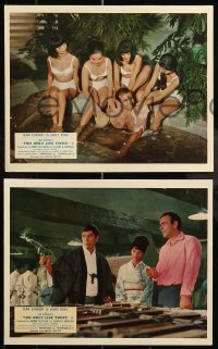 6s155 YOU ONLY LIVE TWICE 7 color English FOH LCs '67 Connery as James Bond, great scenes!