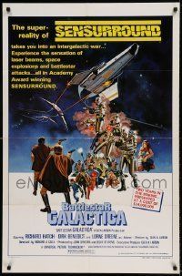 6t082 BATTLESTAR GALACTICA style C 1sh '78 great sci-fi art by Robert Tanenbaum!