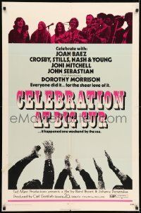 6t163 CELEBRATION AT BIG SUR 1sh '71 celebrate with Joan Baez, Crosby, Stills, Nash & Young!