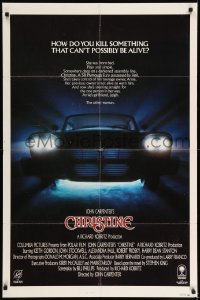 6t172 CHRISTINE 1sh '83 written by Stephen King, directed by John Carpenter, killer car!