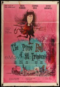 6t717 PURE HELL OF ST TRINIAN'S English 1sh '61 Cecil Parker, George Cole, wacky English comedy!