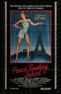 6t314 FRENCH FINISHING SCHOOL 24x38 1sh '81 artwork of sexy naked students, seksschool!