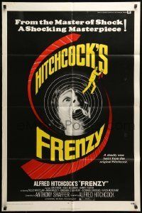 6t318 FRENZY 1sh '72 written by Anthony Shaffer, Alfred Hitchcock's shocking masterpiece!