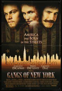 6t330 GANGS OF NEW YORK 1sh '02 Scorsese, Leonardo DiCaprio, Cameron Diaz, Daniel Day-Lewis