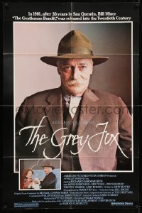 6t360 GREY FOX 1sh '81 Richard Farnsworth as gentleman bandit, western!