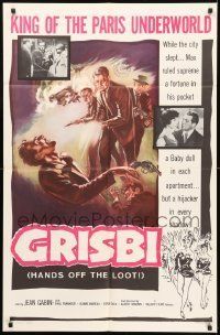 6t362 GRISBI 1sh '60 Jean Gabin's Touchez pas au grisbi, Jeanne Moreau, French!