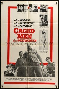 6t430 I'M GOING TO GET YOU ELLIOT BOY 1sh '71 Maureen McGill, Caged Men Plus One Woman!