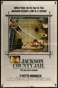 6t446 JACKSON COUNTY JAIL 1sh '76 what they did to Yvette Mimieux is a crime, Tommy Lee Jones!
