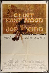 6t456 JOE KIDD 1sh '72 John Sturges, if you're looking for trouble, he's Clint Eastwood!