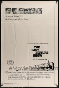6t486 LAST PICTURE SHOW 1sh '72 Peter Bogdanovich, Jeff Bridges, Ellen Burstyn!