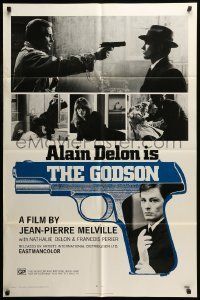 6t493 LE SAMOURAI 1sh '72 Jean-Pierre Melville film noir classic, Alain Delon is The Godson!