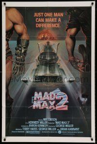 6t539 MAD MAX 2: THE ROAD WARRIOR int'l 1sh '82 Mel Gibson returns as Mad Max, art by Obrero!