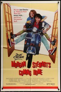 6t603 MORGAN STEWART'S COMING HOME 1sh '87 Jon Cryer, Alan Smithee directed!