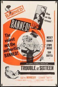 6t693 PLATINUM HIGH SCHOOL 1sh R61 the violent act the authorities BANNED, Trouble at Sixteen!