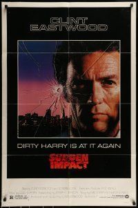 6t843 SUDDEN IMPACT 1sh '83 Clint Eastwood is at it again as Dirty Harry, great image!