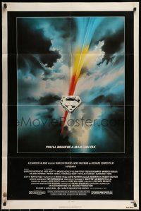 6t847 SUPERMAN 1sh '78 DC superhero Christopher Reeve, Gene Hackman, Marlon Brando