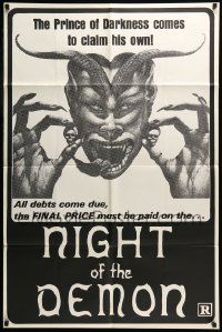 6t912 TOUCH OF MELISSA 1sh R1980 the Prince of Darkness comes to claim his own, Night of the Demon!