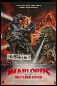 6t956 WARLORDS OF THE 21ST CENTURY 1sh '82 Michael Beck is a new kind of hero after World War III!