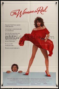 6t985 WOMAN IN RED 1sh '84 Gene Wilder, sexy Kelly Le Brock, Charles Grodin!