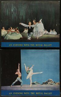 6w909 EVENING WITH THE ROYAL BALLET 2 color 11x14 stills '65 images of ballet dancers!