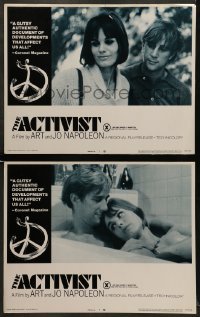 6w862 ACTIVIST 2 LCs '70 counter-culture documentary rated X for explicit love scenes!