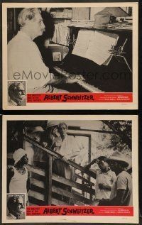 6w864 ALBERT SCHWEITZER 2 LCs '57 the most idealistic doctor of the 20th century!