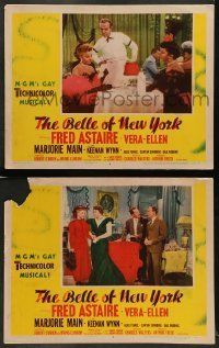 6w874 BELLE OF NEW YORK 2 LCs '52 Fred Astaire, pretty Vera-Ellen, Keenan Wynn, Marjorie Main!