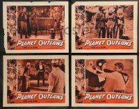 6w737 PLANET OUTLAWS 4 LCs '53 Buck Rogers serial repackaged as a feature with new footage!