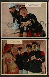 6w079 CARRY ON IN THE LEGION 8 English LCs '67 Phil Silvers & cast, Follow That Camel!