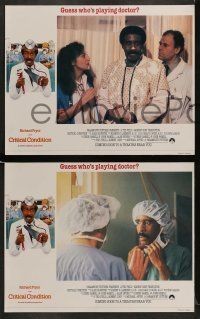 6w109 CRITICAL CONDITION 8 English LCs '87 directed by Michael Apted, wacky doctor Richard Pryor!