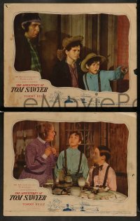6w656 ADVENTURES OF TOM SAWYER 4 LCs '38 Tommy Kelly as Twain's classic character w/Jackie Moran